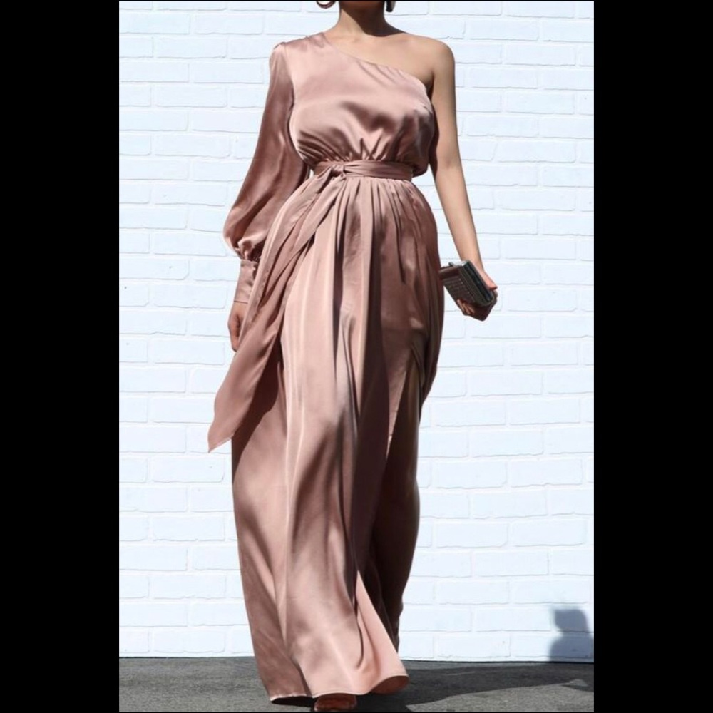 One shoulder maxi Dress
